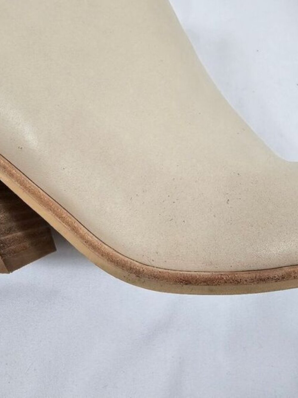 Dolce Vita Block Heel Mule In Cream - Size 11 - Picture 7 of 13